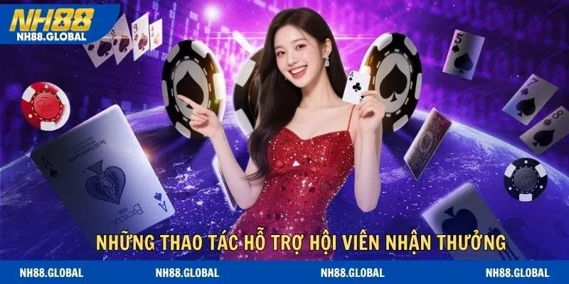 Những thao tác hỗ trợ hội viên nhận thưởng về ví thành công