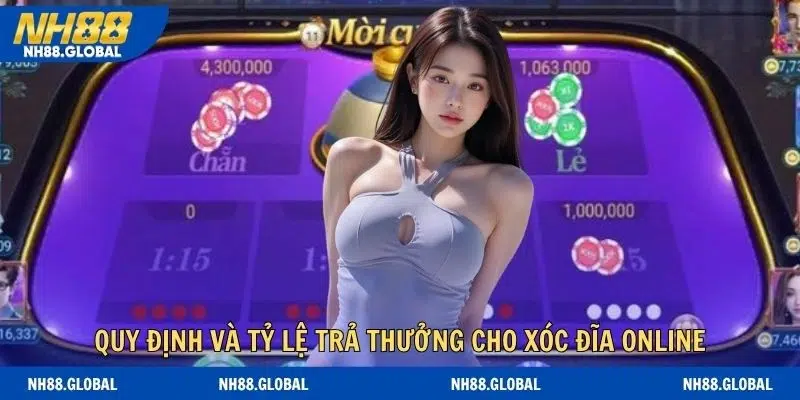 Các quy định chung kèm tỷ lệ trả thưởng cho game xóc đĩa online